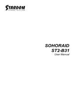 Stardom sohoraid ST2-B31 ユーザーマニュアル