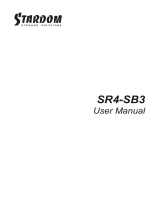 Stardom SR4-SB3 ユーザーマニュアル