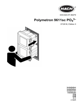 Hach Polymetron 9610sc SiO2 インストールガイド