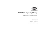 Hach PHOSPHAX sigma High Range ユーザーマニュアル