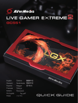 Avermedia Live Gamer Extreme 2 (GC551) ユーザーマニュアル