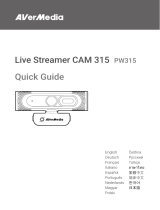 Avermedia Live Streamer CAM PW315 ユーザーマニュアル