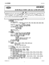 AKM AK4634EN 仕様