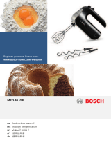 Bosch MFQ4020GB HAND MIXER ユーザーマニュアル