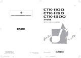 Casio CTK-1100 ユーザーマニュアル