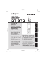 Casio DT-970 ユーザーマニュアル