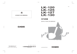 Casio LK-120 ユーザーマニュアル