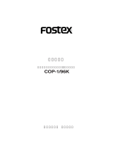 Fostex COP-1/96K ユーザーマニュアル