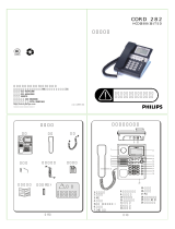 Philips Telephone CORD282 ユーザーマニュアル