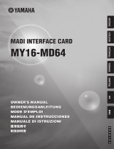 Yamaha MY16-MD64 ユーザーマニュアル