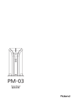 Roland PM-03 取扱説明書