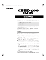 Roland CUBE-100 BASS 取扱説明書