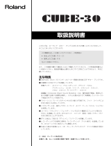 Roland CUBE 30 取扱説明書