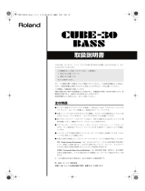 Roland CUBE-30 BASS 取扱説明書