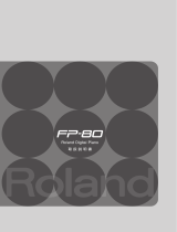 Roland FP-80 取扱説明書