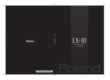 Roland LX-10 取扱説明書