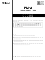 Roland PM-3 取扱説明書