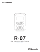 Roland R-07 取扱説明書