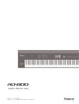 Roland RD-800 取扱説明書
