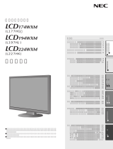 NEC LCD174WXM 取扱説明書