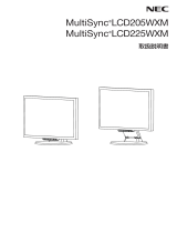 NEC MultiSync® LCD205WXM 取扱説明書