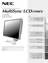 NEC MultiSync® LCD1990FX 取扱説明書