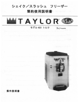 Taylor Model 430 取扱説明書