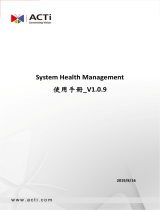ACTi System Health Management Server (SHM) V1.0.9 ユーザーマニュアル
