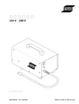 ESAB Welding power source interface ユーザーマニュアル