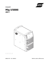 ESAB Mig U5000i ユーザーマニュアル
