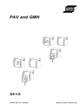 ESAB PAV and GMH ユーザーマニュアル