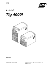 ESAB Tig 4000i ユーザーマニュアル