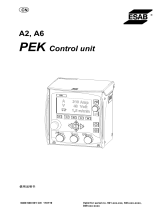 ESAB A6 - Control unit ユーザーマニュアル