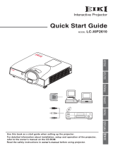 Eiki LC-XIP2610 クイックスタートガイド