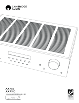 Cambridge Audio AXR85/AXR100 ユーザーマニュアル