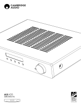 Cambridge Audio AXA35 ユーザーマニュアル