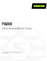 Shure PSM300 ユーザーガイド