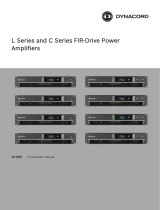 DYNACORD L Series & C Series FIR-Drive Power Amplifier インストールガイド