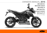 KTM 690 Duke R AU GB 2010 取扱説明書