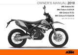 KTM 690 Enduro R AU GB 2010 取扱説明書