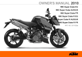 KTM 990 Super Duke FR 2010 取扱説明書