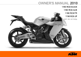 KTM 1190 RC8 FR 2010 取扱説明書