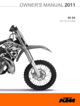 KTM 65 SX 2011 取扱説明書