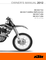 KTM 350 SX-F Cairoli Replica 2012 取扱説明書