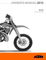 KTM 65 SX EU 2012 取扱説明書