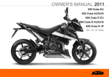 KTM 690 Duke R EU 2011 取扱説明書