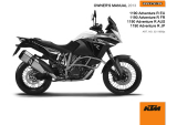 KTM 1190 Adventure R 2013 取扱説明書