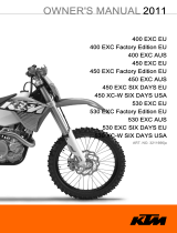 KTM 400 EXC Factory Edition EU 2011 取扱説明書