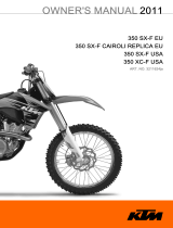 KTM 350 SX-F 2011 取扱説明書