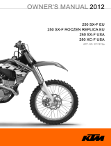 KTM 250 XC-F US 2012 取扱説明書